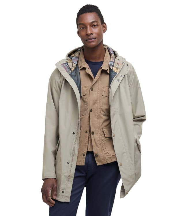 Men's Barbour Humbelton Waterproof Jacket - Washed Stone
