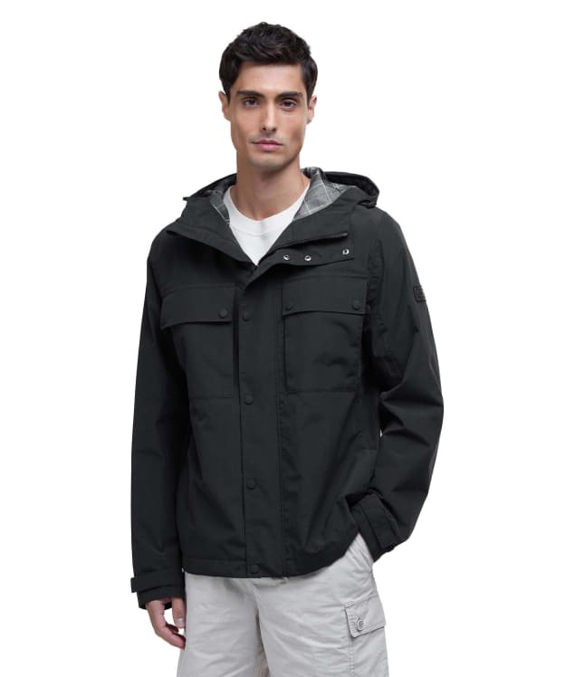 Men's Barbour International Cliffway Waterproof Jacket - Black