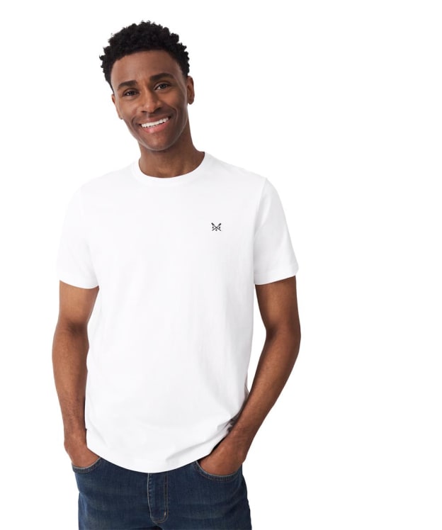 Men's Crew Clothing Classic Short-Sleeved T-Shirt - Heritage White