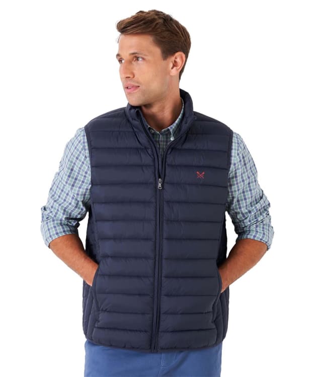 Men's Crew Clothing Lowther Gilet - Dark Navy