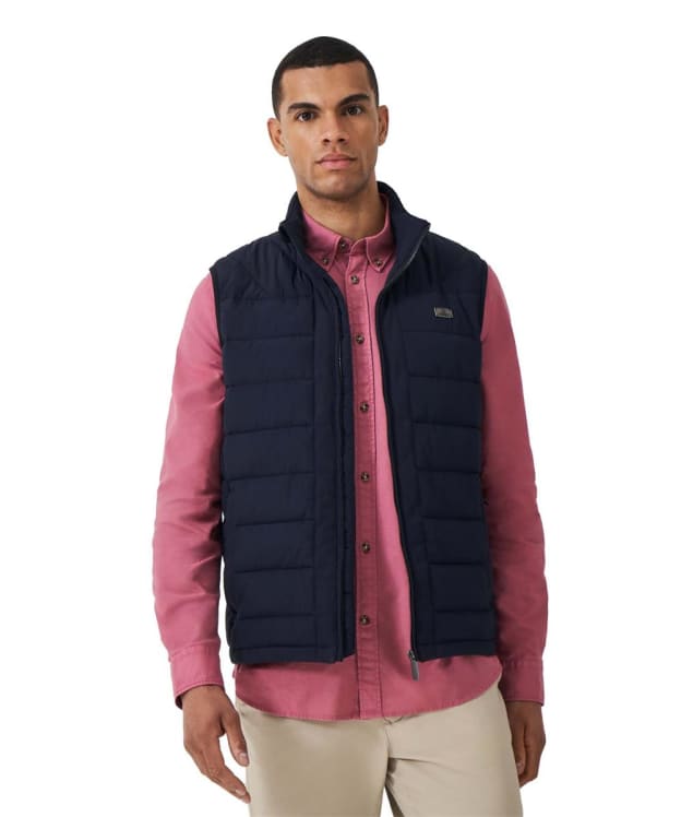 Men's Crew Clothing Bramham Gilet - Heritage Dark Navy