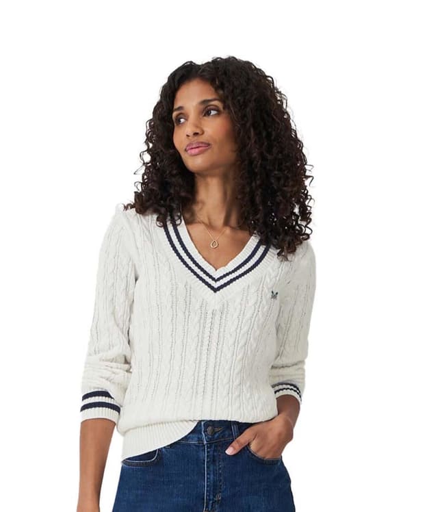 Women's Crew Clothing Cricket Cable Knit Jumper - Ivory