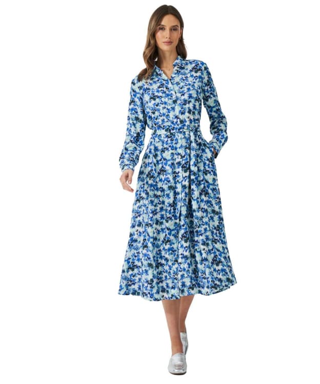 Women's Crew Clothing Sienna Shirt Dress - Blue Floral