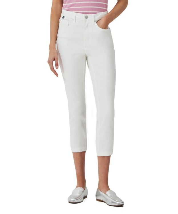 Women's Crew Clothing Cropped Jeans - White