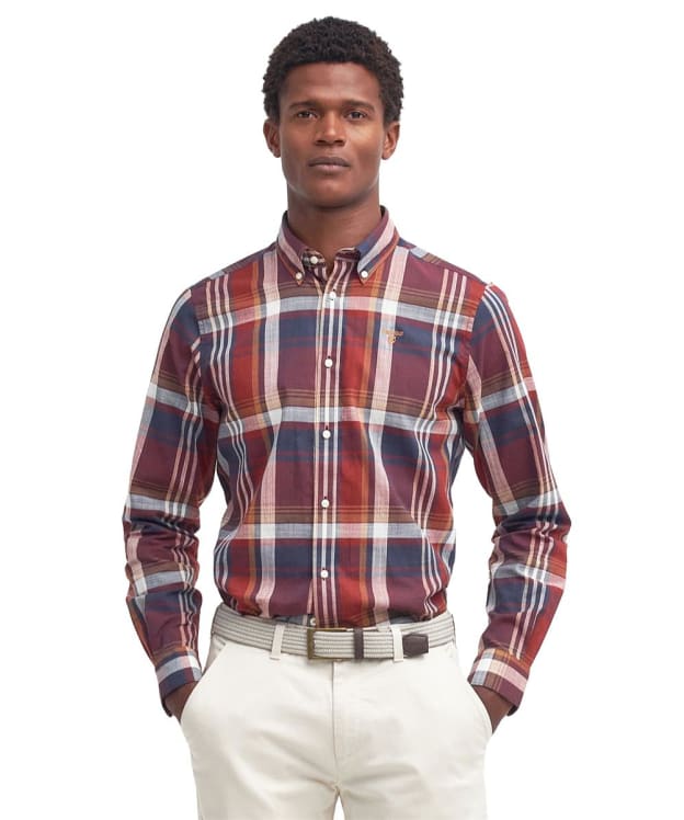 Men's Barbour Kidd Tailored Shirt - Red
