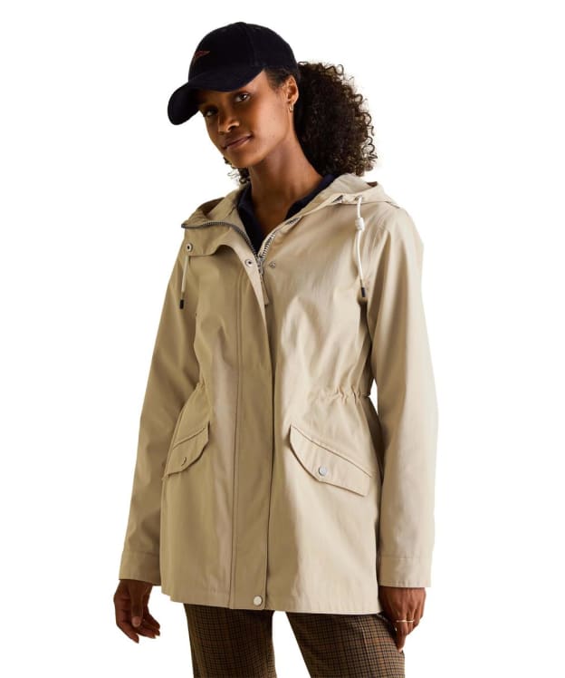 Women's Joules Portwell Waterproof Raincoat - Neutral