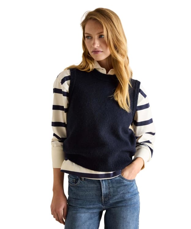 Women’s Joules Holly Knitted Vest - Navy
