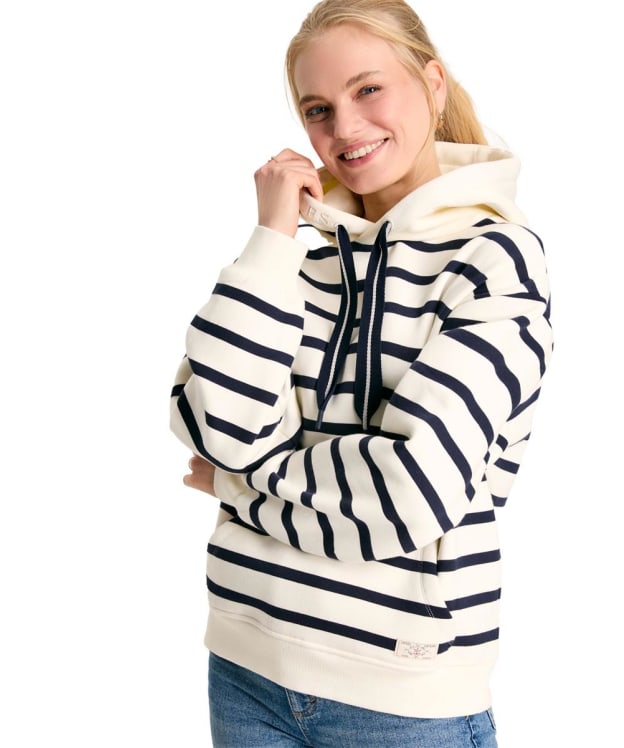 Women’s Joules Milbourne Hoodie - Navy Stripe