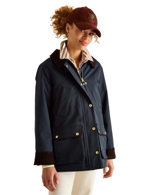 Women’s Joules Katherine Waterproof Coat - Navy