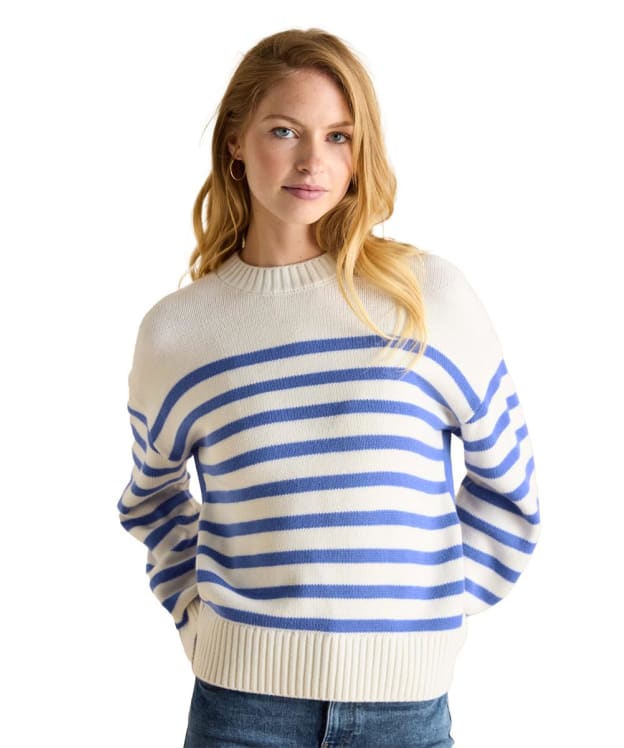 Women's Joules Alexandra Jumper - Cream / Blue