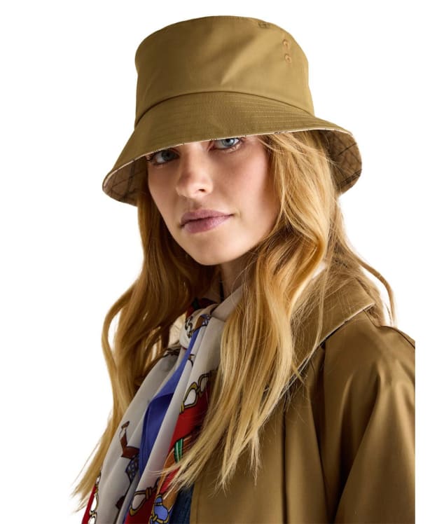 Women’s Joules Thurlow Waterproof Bucket Hat - Tan / Brown