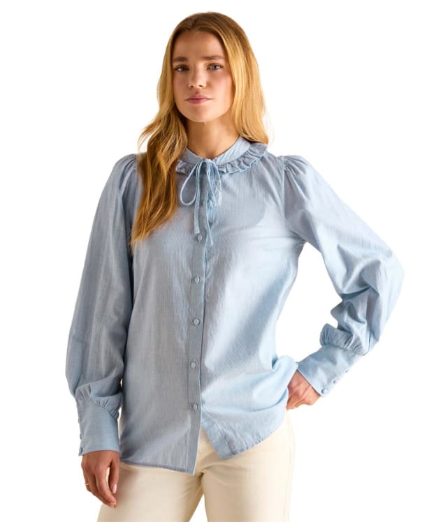 Women’s Joules Harper Blouse - Blue / White