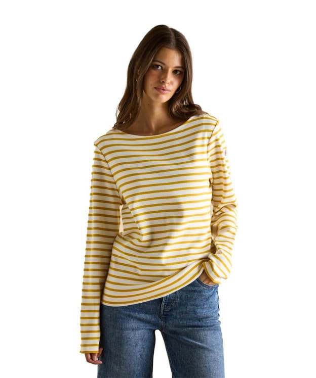 Women's Joules New Harbour Top - Mustard Yellow