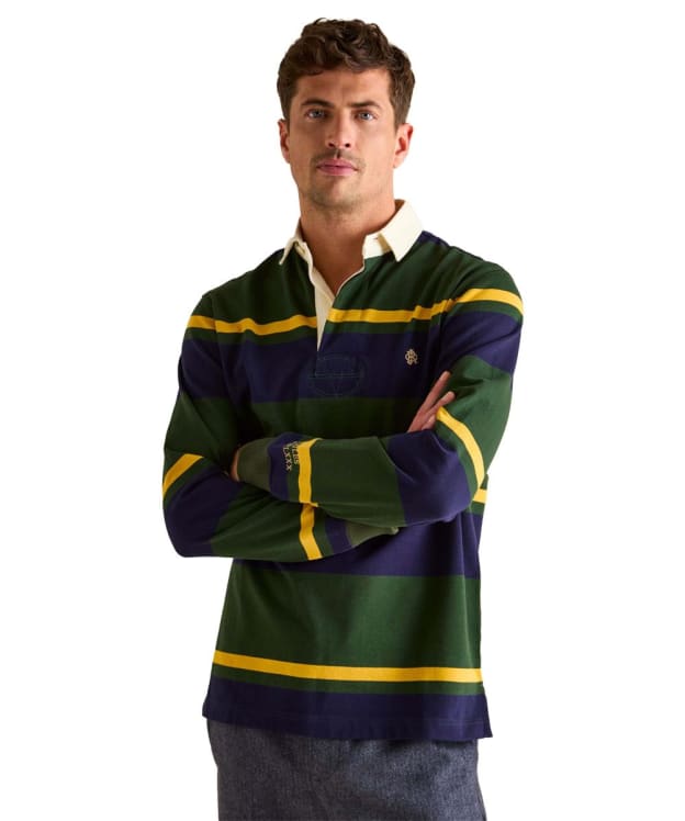 Men's Joules Onside Cotton Rugby Shirt - Green