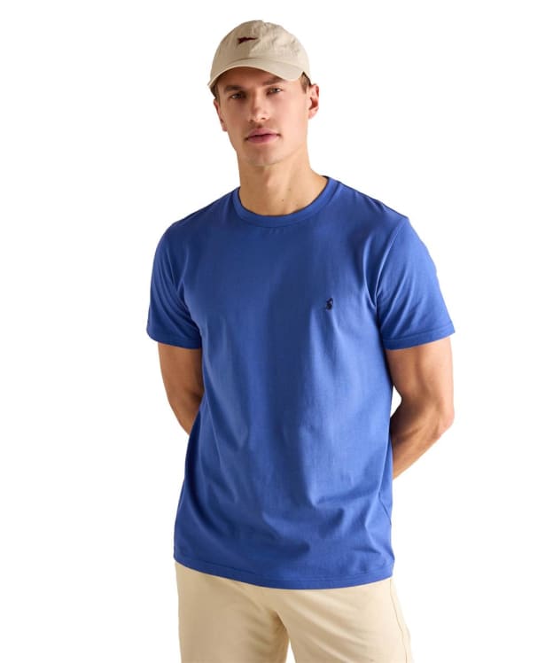 Men's Joules Denton Short Sleeve Cotton T-Shirt - Deep Blue