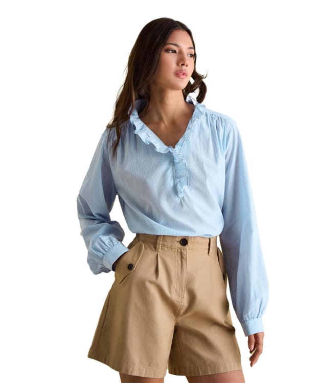 Women’s Joules Melanie Blouse - Blue / White