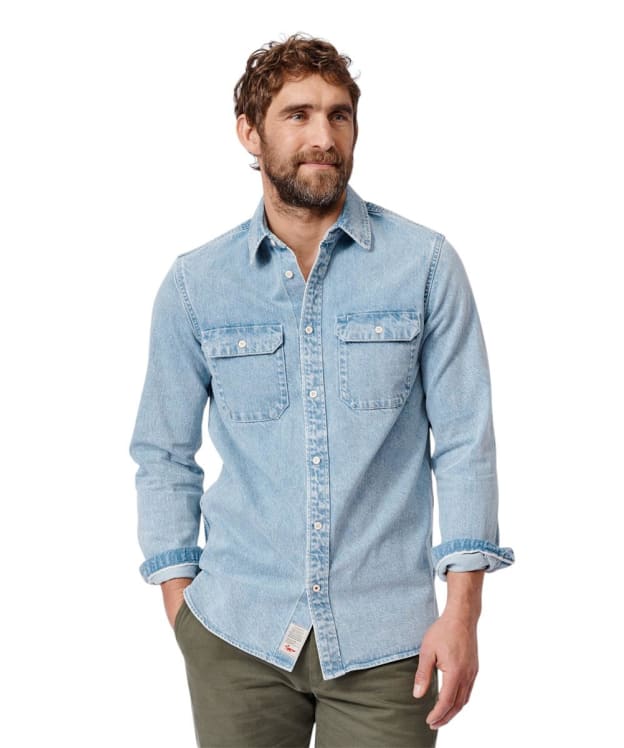 Men's Aubin Detuyll Selvedge Denim Shirt - Light Indigo