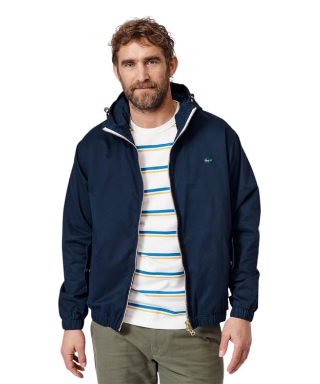 Men's Aubin Kirkmond Cotton Windcheater Jacket - Navy