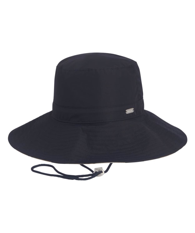 Women's Barbour Darla Showerproof Bucket Hat - Navy / Safari