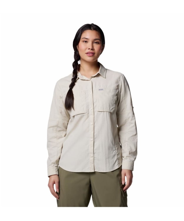 Women's Columbia Skien Valley™ Long Sleeve Shirt - Dark Stone
