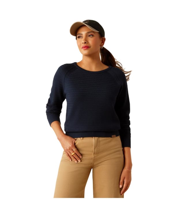 Women's Ariat Cambeck Sweater - Navy