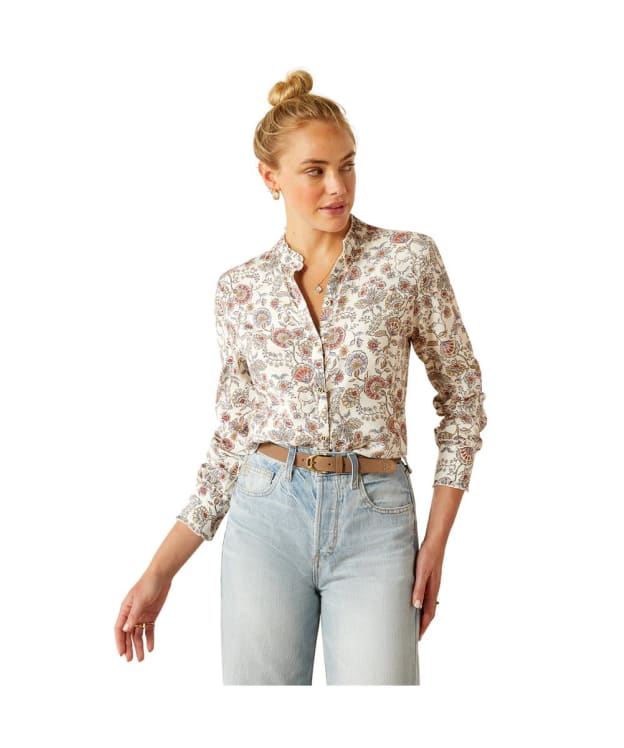 Women’s Ariat Clarion Long Sleeve Blouse - Paisley Perennial