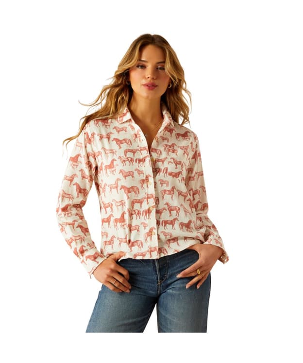 Women's Ariat Rudford Shirt - Blushing Horse