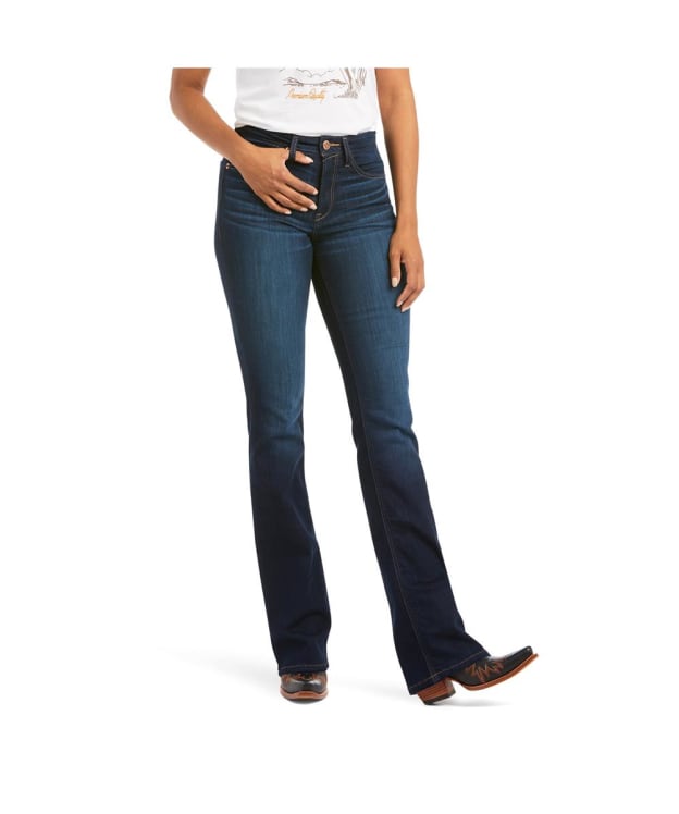 Women's Ariat R.E.A.L. High Rise Ballary Boot Cut Jeans - Pennsylvania