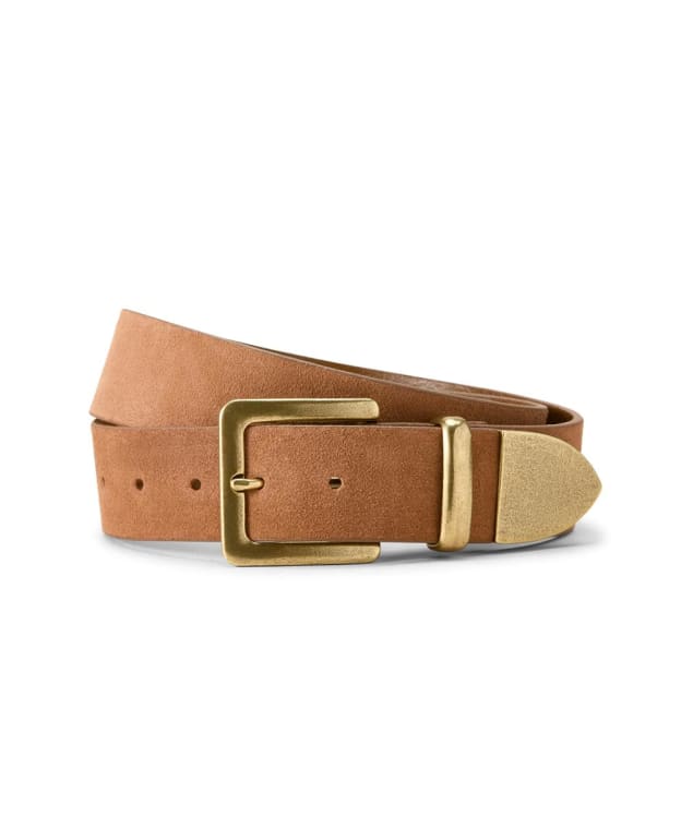 Women's Ariat Aspen Suede Belt - Toasted Almond