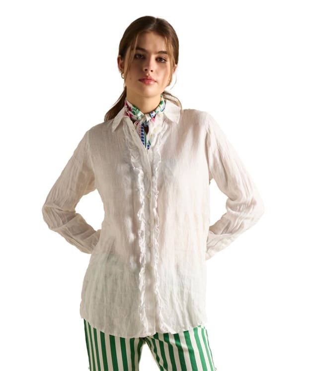 Women's Joules Selene Blouse - White