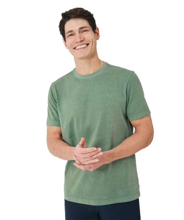 Men's Crew Clothing Garment Dye T-Shirt - Feldspar