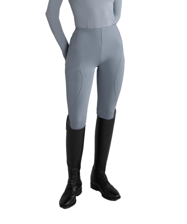 Women's Aztec Diamond Core Leggings - Ash Blue