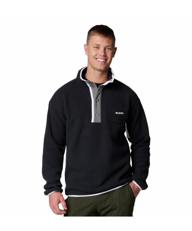 Men's Columbia Helvetia™ II Half Snap Fleece - Black