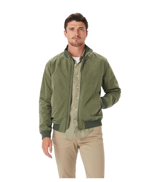 Men's R.M. Williams Palmer Bomber Jacket - Khaki
