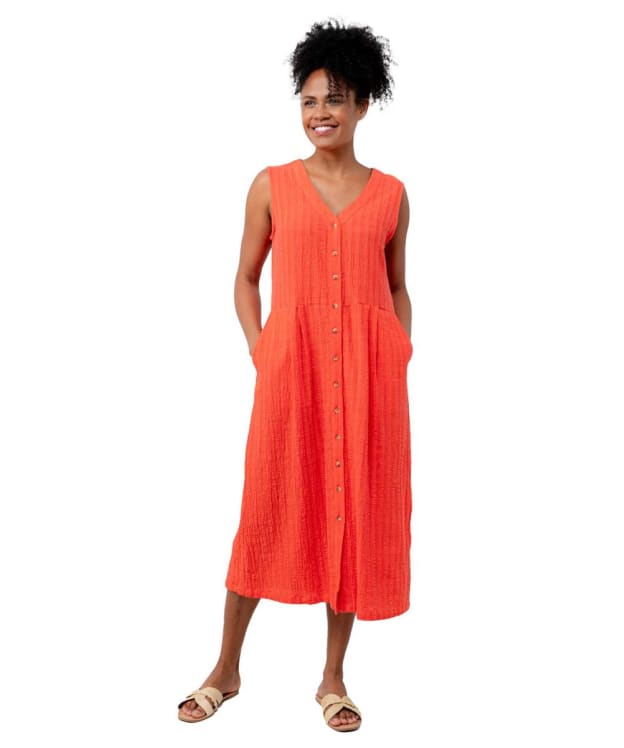 Women's Lily & Me Sundown Seersucker Check Dress - Cerise