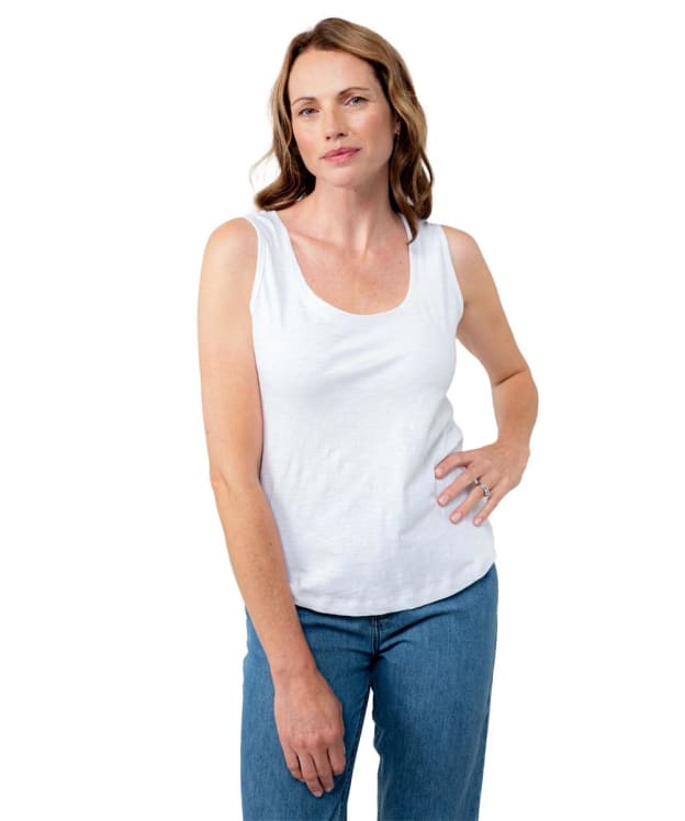 Women's Lily & Me Jetty Vest Top - White