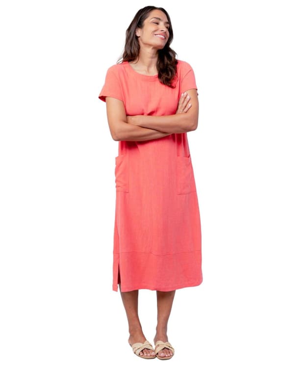 Women's Lily & Me Summer Breeze Linen Dress - Cerise