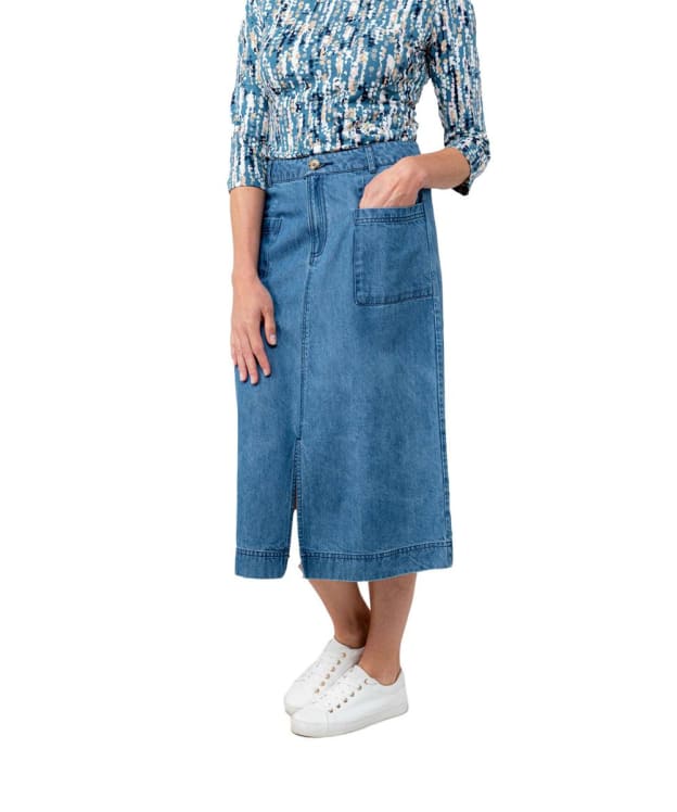 Women's Lily & Me Penrose Denim Skirt - Denim