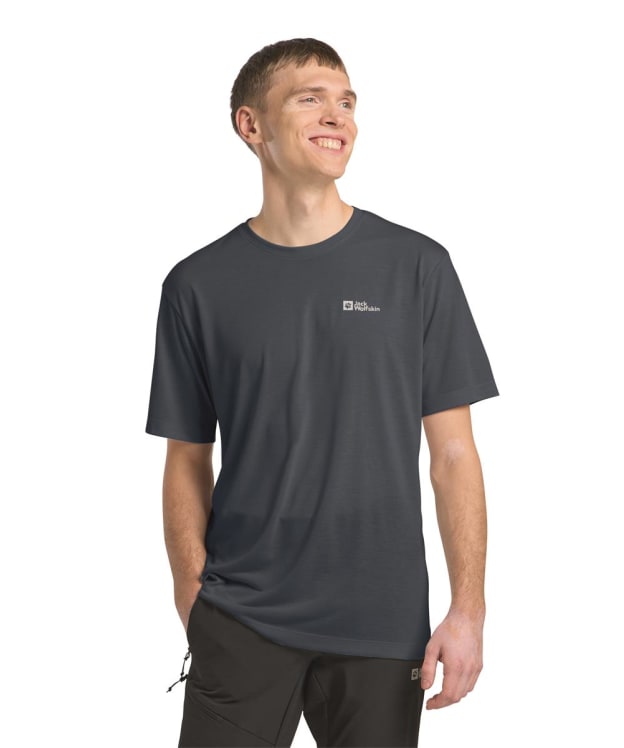 Men's Jack Wolfskin Vonnan Short Sleeve T-Shirt - Midnight Sky