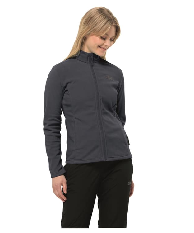 Women's Jack Wolfskin Taunus Full Zip Fleece Jacket - Night Blue