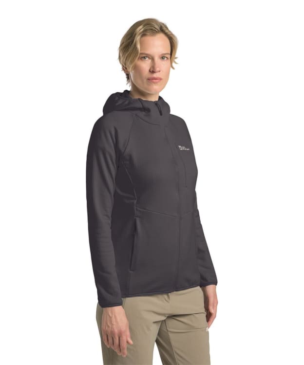 Women's Jack Wolfskin Kolbenberg Hooded Full Zip Fleece - Graphite