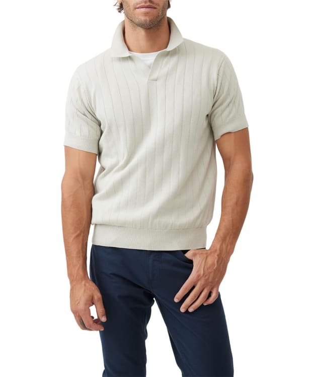 Men's Rodd & Gunn Freys Crescent Knit Polo - Stone