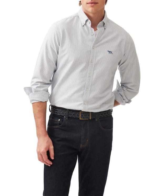 Men's Rodd & Gunn Gunn Oxford Stripe Sports Fit Shirt - Horizon