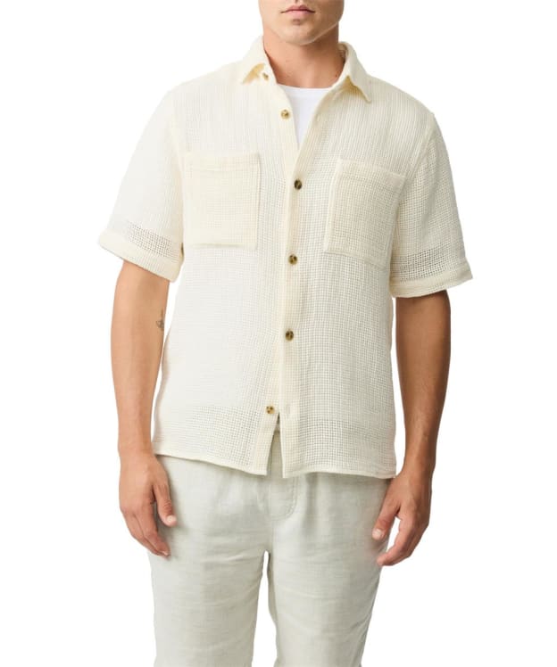 Men's Rodd & Gunn Enstone Lane Woven Short Sleeve Shirt - Barley