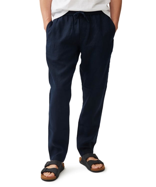 Men's Rodd & Gunn Linen Resort Trousers - Navy