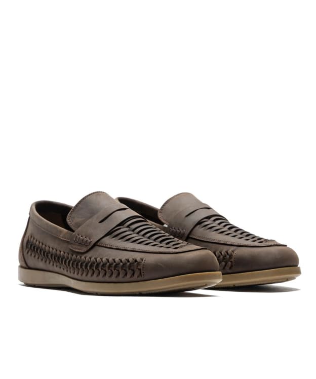 Men's Rodd & Gunn Gisborne Huarache Slip on - Chocolate