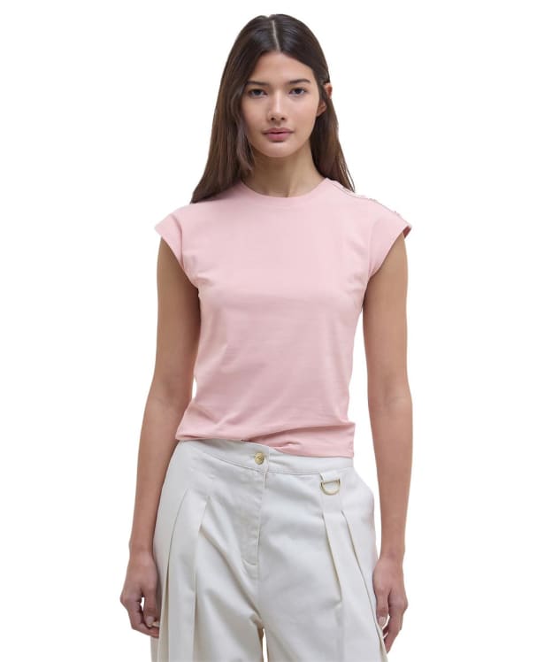 Women's Barbour International Priya Top - Pale Mauve