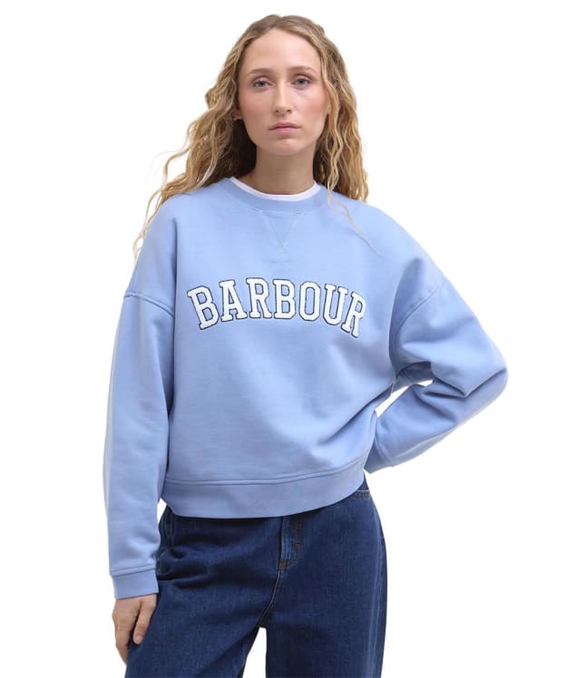 Women's Barbour Silverdale Sweatshirt - Blue Sky