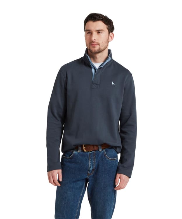 Men's Schöffel Branscombe Cove ¼ Zip Sweatshirt - Dark Blueberry
