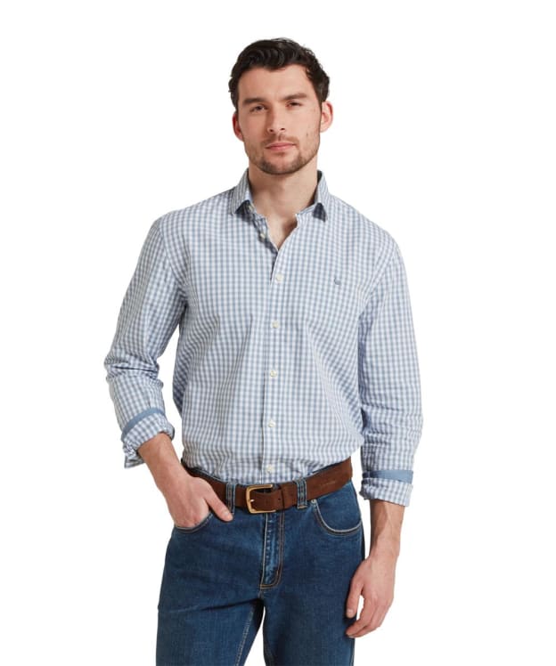 Men's Schöffel Thorpeness Tailored Shirt - Pigeon Blue